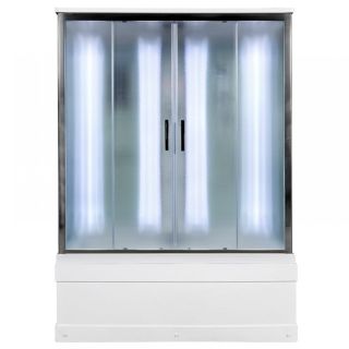 Душевая кабина Deto ЕМ4517 LED с гм. 170х90х220 см